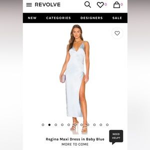 Revolve MORE TO COME slip dress BNWT
